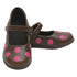 L'Amour Brown Pink Polka Dot Mary Jane Shoes Toddler 5-Little Girls 2 - SophiasStyle.com